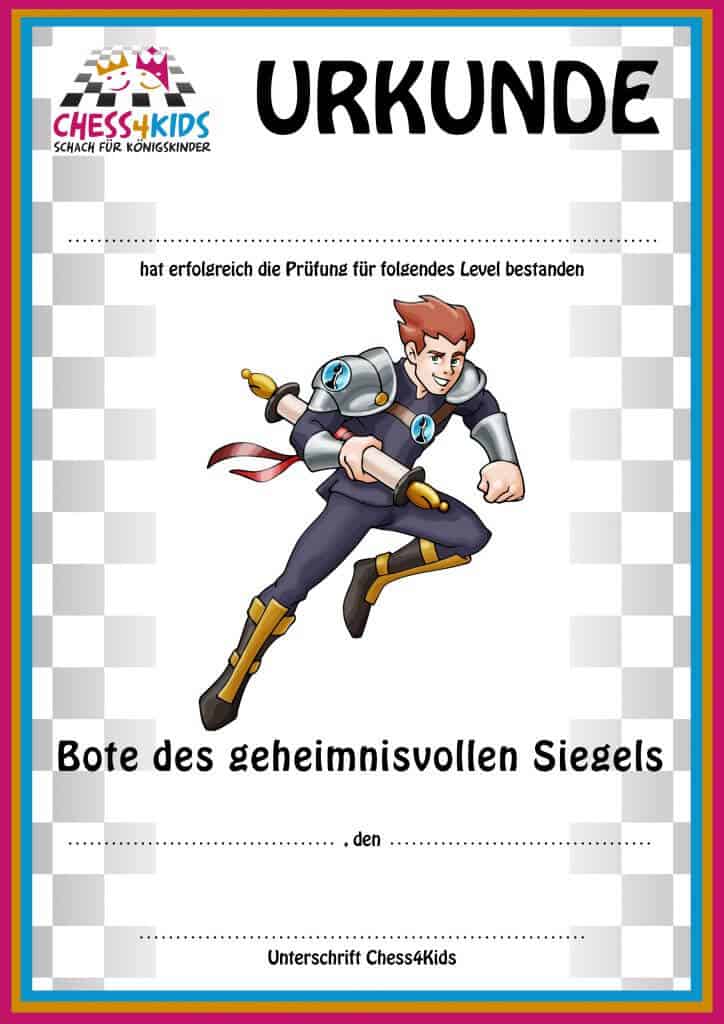Maximasters Urkunde Bote des geheimnisvollen Siegels