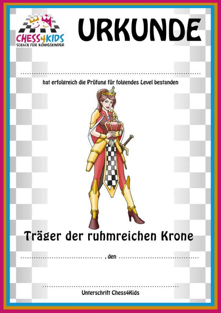 Maximasters Urkunde Träger der ruhmreichen Krone